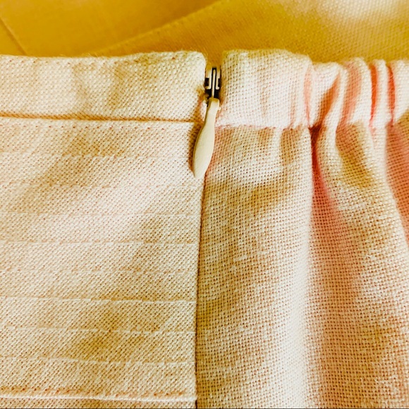 Talbots Woman Petites Irish Linen Pink Skirt W 22 - Picture 8 of 12